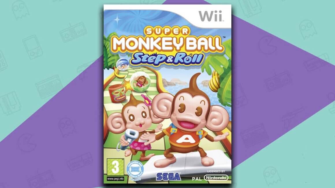 Super Monkey Ball: Step & Roll game case for the Nintendo Wii