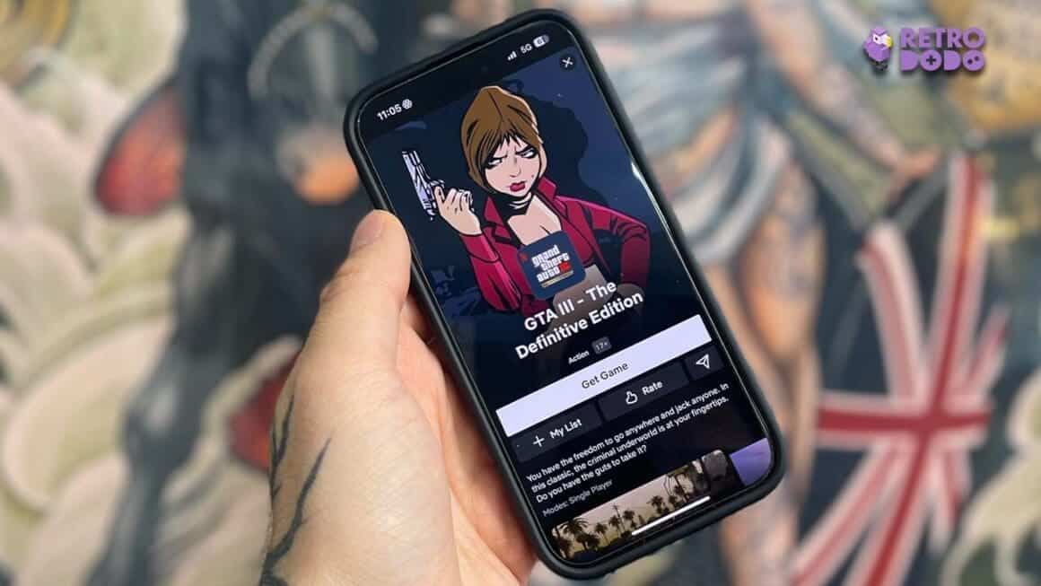 GTA III on Seb's netflix app on his iPhone 15 Pro