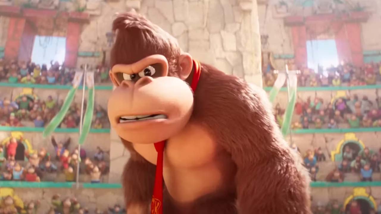 Donkey Kong looking confused