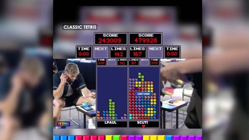 Logan Paul vs Blue Scuti Tetris World Championships