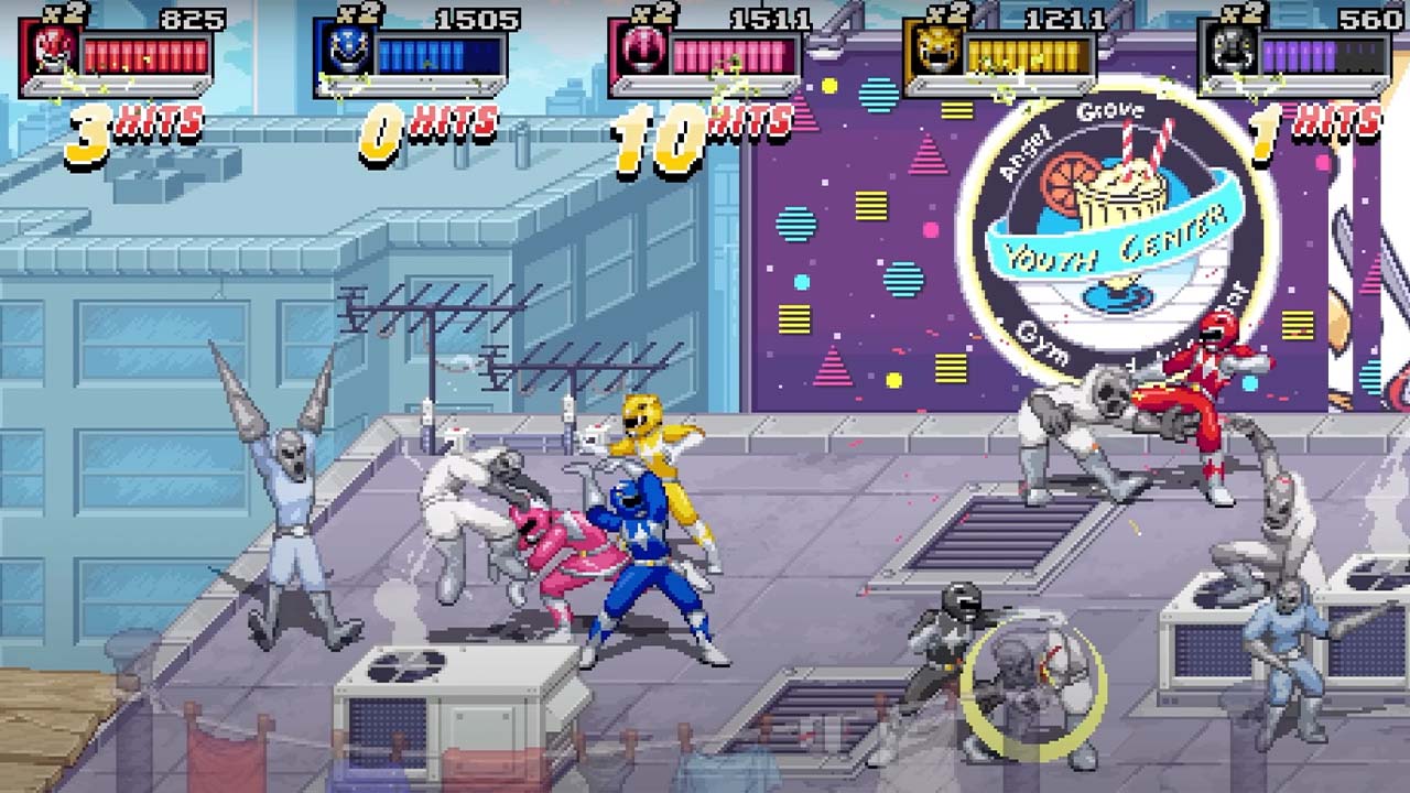 Action shot from new power rangers game Rita's Rewind