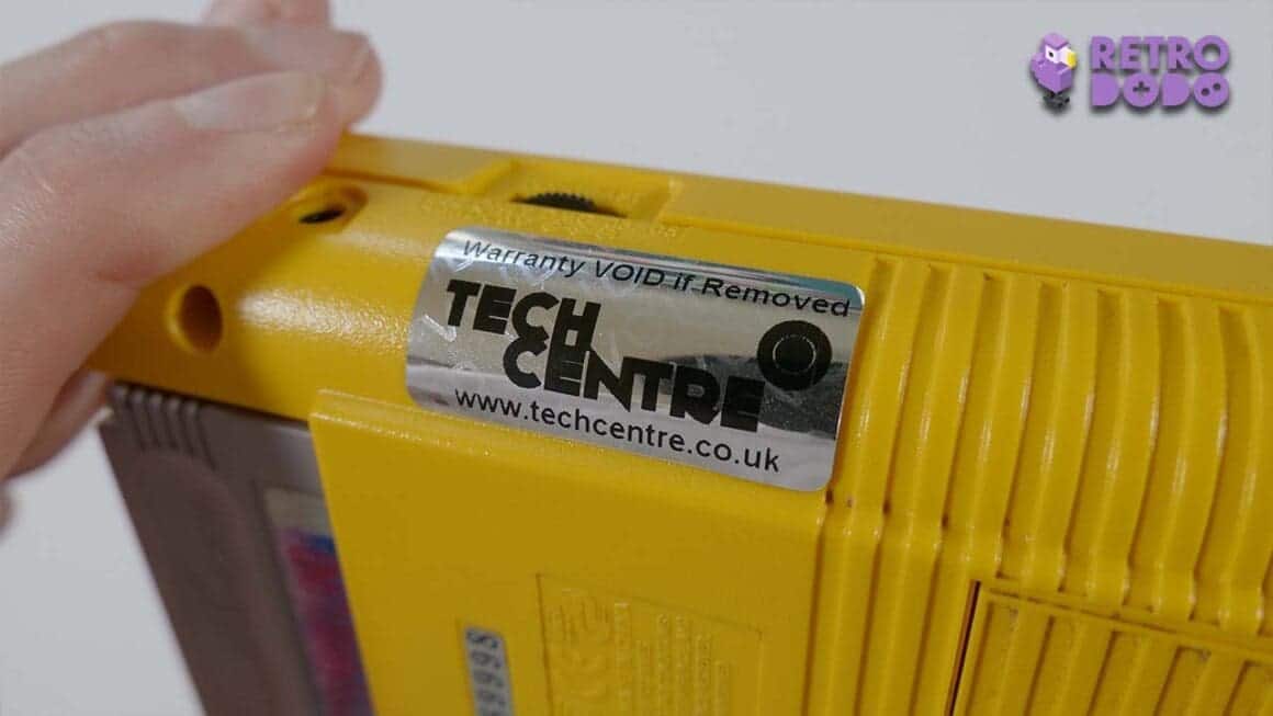 A Tech Centre sticker