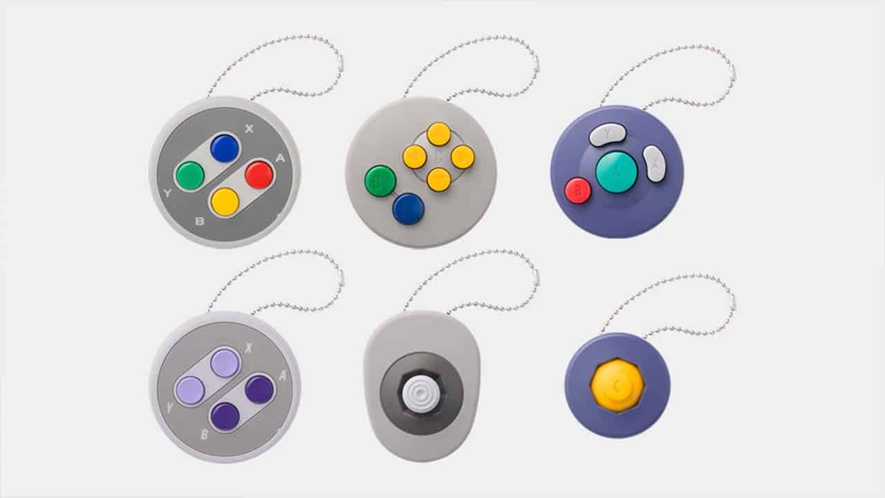 Retro Gaming Keychains from Nintendo