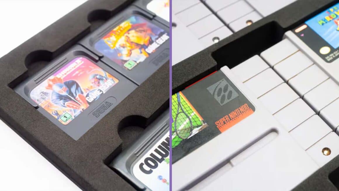 Book 4 games storage solutions for the Game Gear and SNES