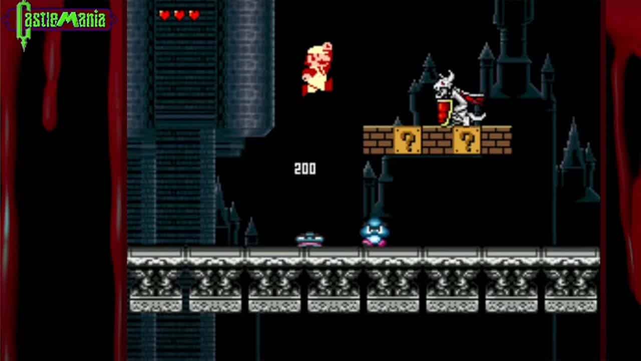 Gameplay from Castlemania Rom Hack
