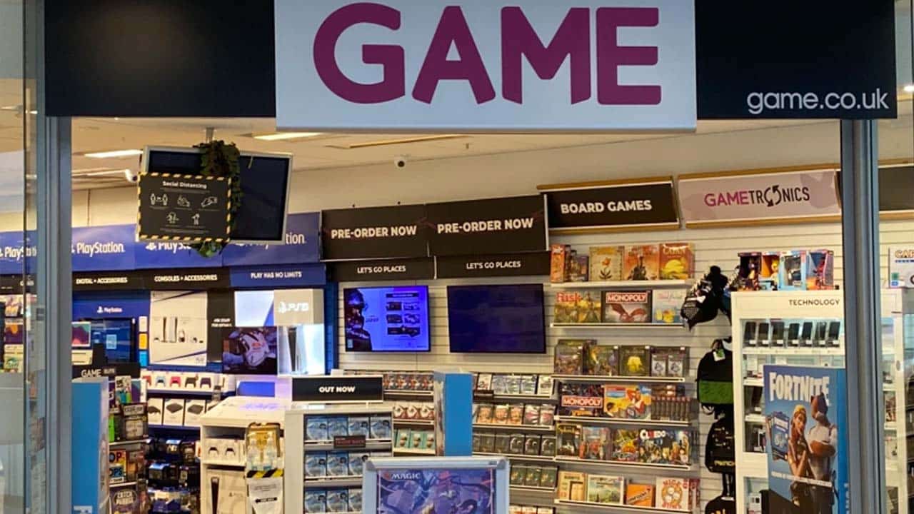 Game shop front