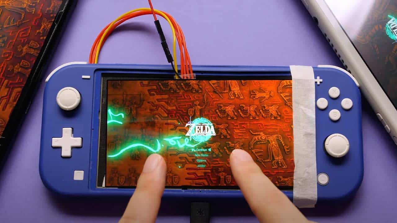 Nintendo Switch Lite OLED mod