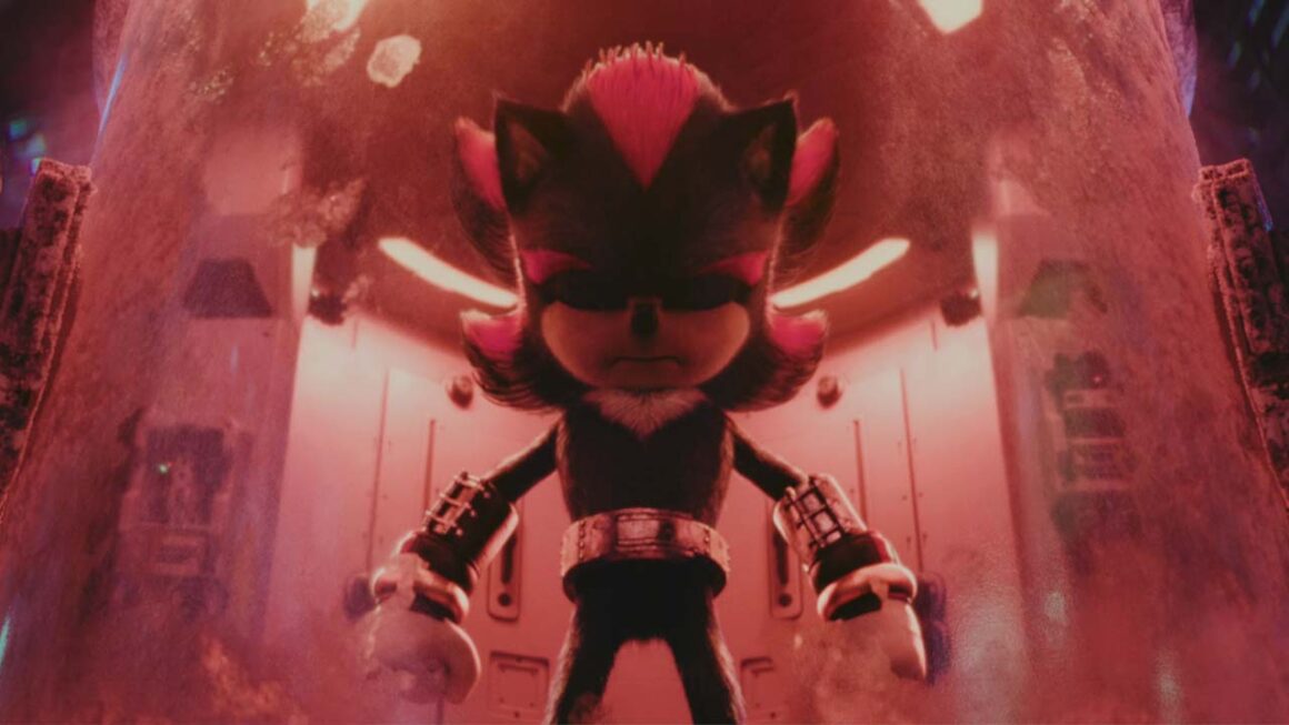 Shadow the Hedgehog at the end of Sonic 2