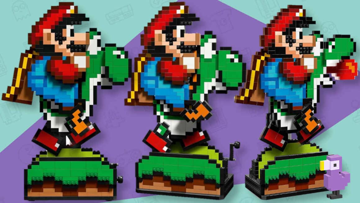 Lego Mario and Yoshi Poses