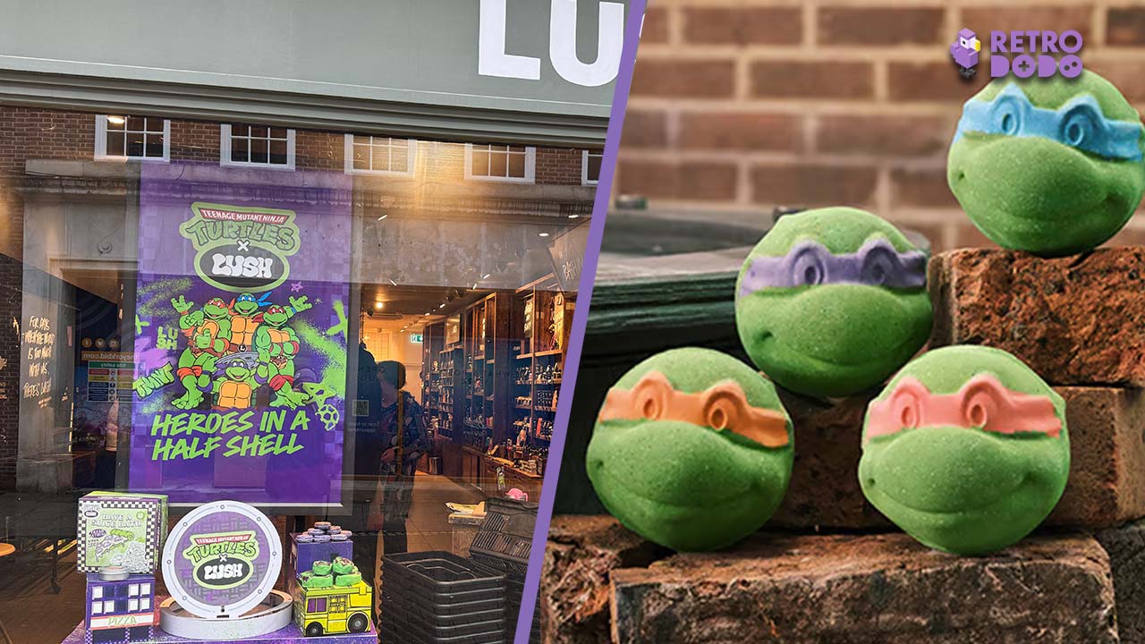 TMNT Lush Collab - shop front and products