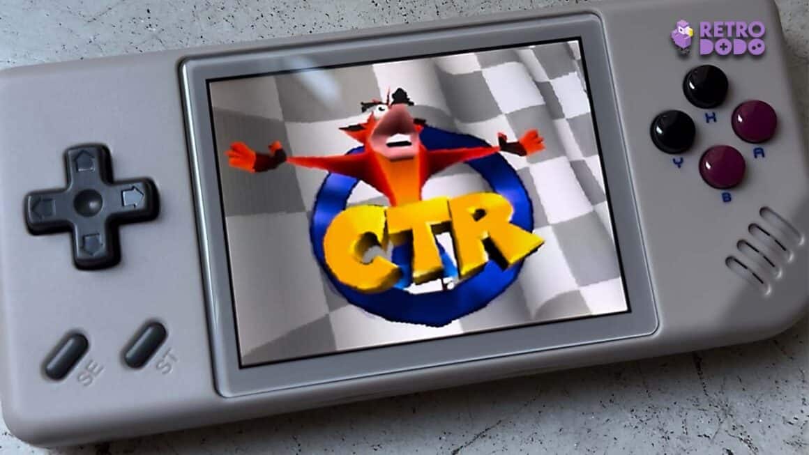 Close up of CTR loading screen