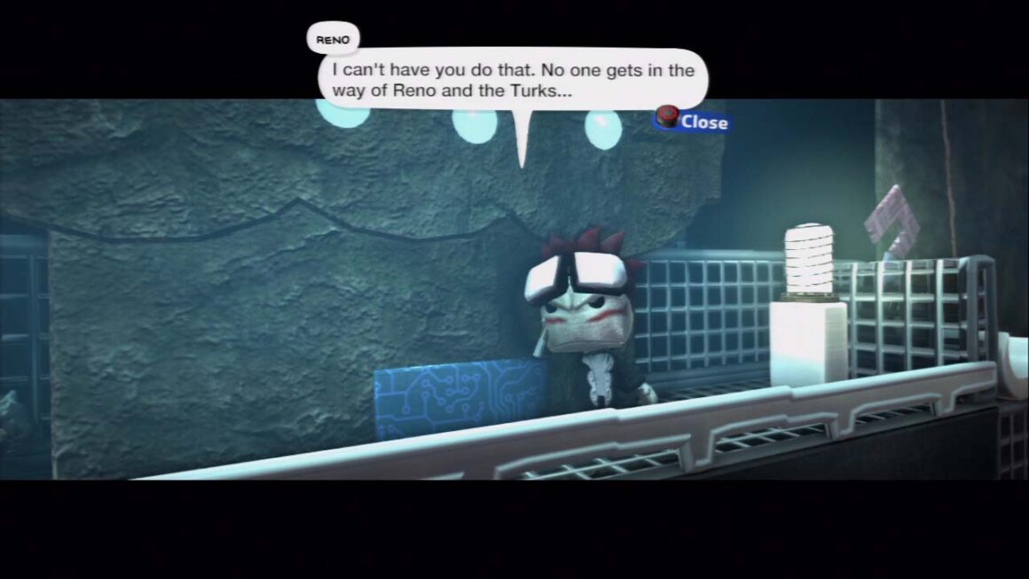 Dialoge from a sackboy version of Reno