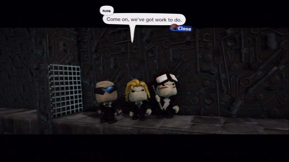 A screenshot from Jamie Colliver's FF7 & LBP 2 mashup