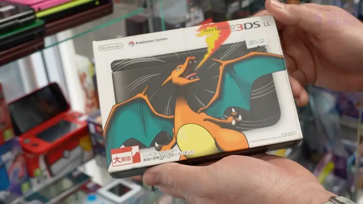 nintendo 3ds ll lizardon