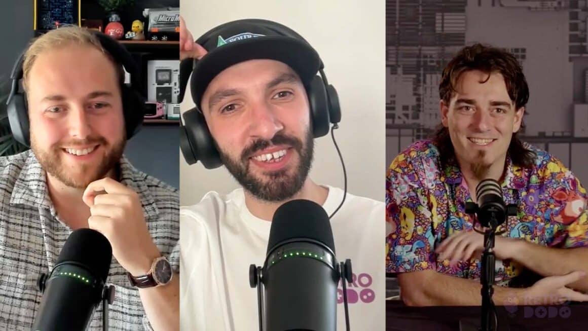 Brandon. Seb, and Palmer on the Retrospect podcast