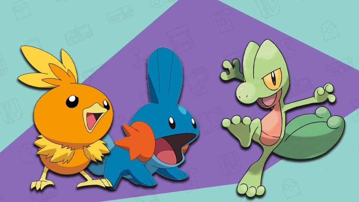 Torchic, Mudkip, & Treecko