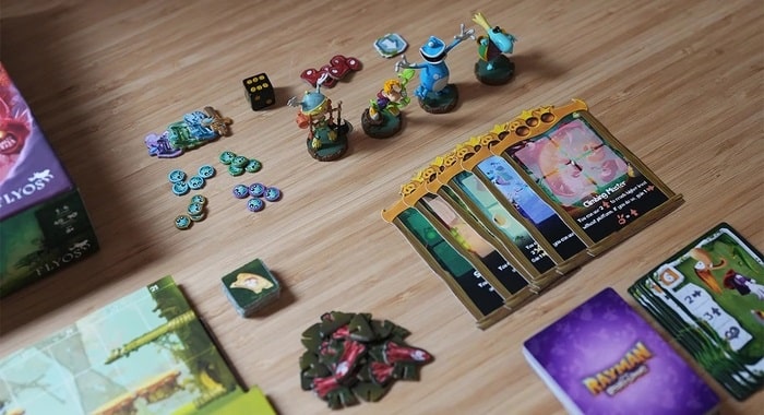 Rayman Board Game Components