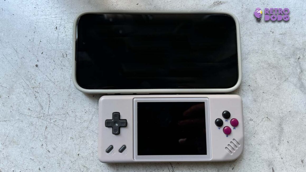 size comparison of the RG28XX handheld