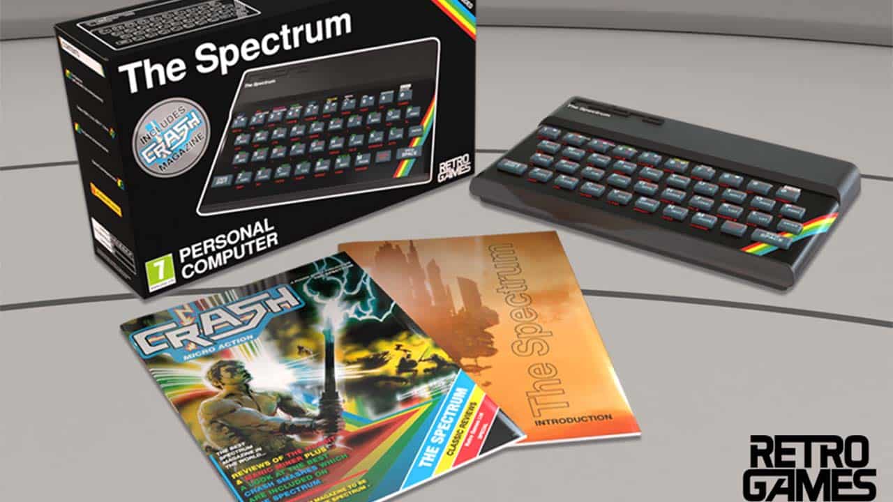 Images of the Spectrum console from Retro Games