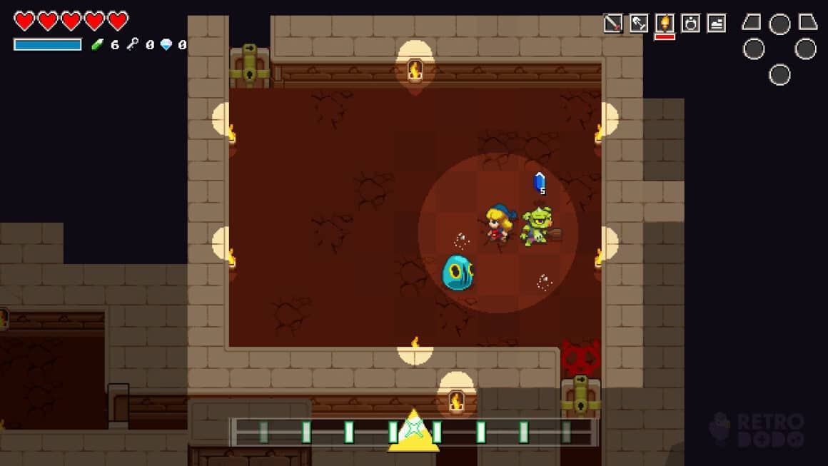 Cadence of Hyrule gameplay 