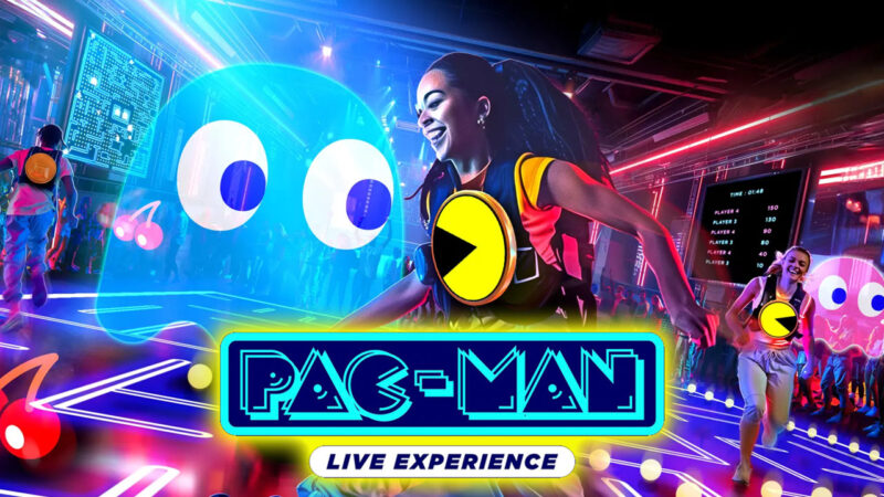 PAC-MAN Live Experience logo and promo material