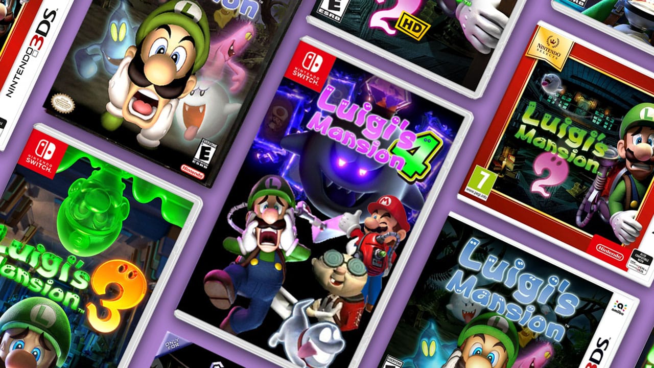 luigis mansion 4 mockup cover in amongst luigis mansion games