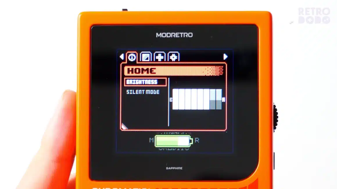 modretro chromatic menu