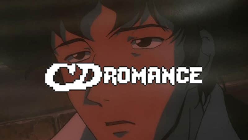 CDRomance logo and picture of a face from their news post