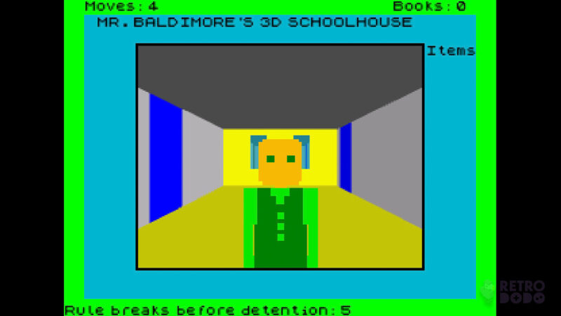 Mr Baldimores 3D Schoolhouse gameplay