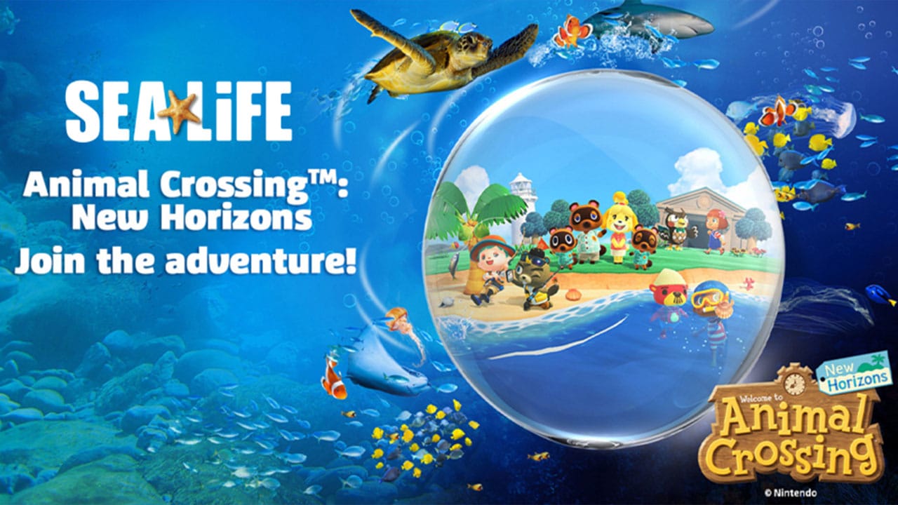 Nintendo Animal Crossing SEA LIFE Collab advert