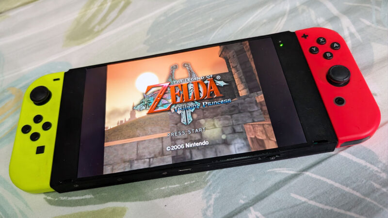 Zelda on CM5 Retro console