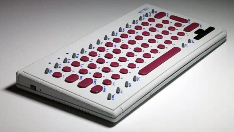 A product shot of the Key Boy Keyboard