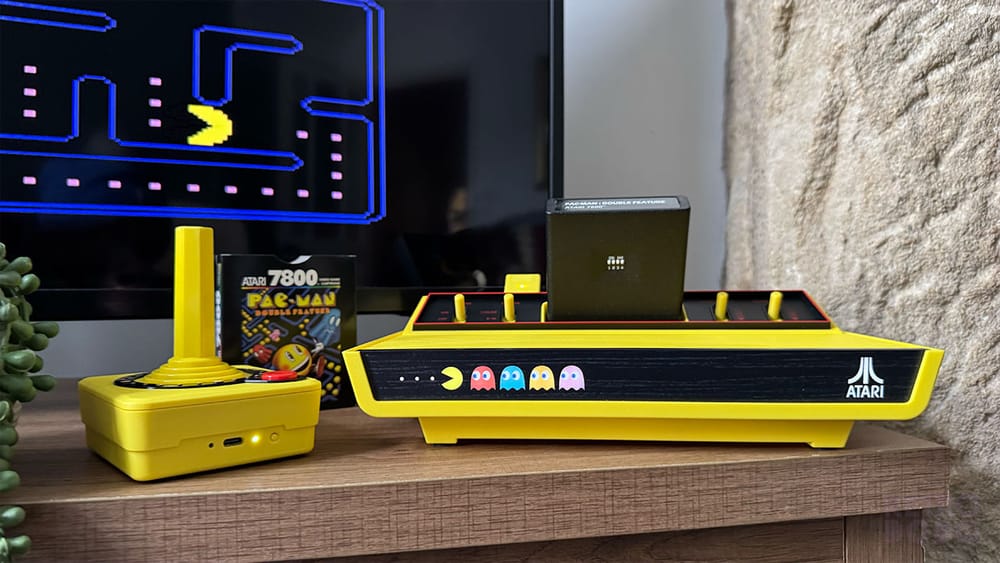 The Atari 2600+ PAC-MAN edition console